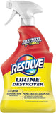 Resolve Urine Destroyer Spray – Pet Stain and Odor Remover, Carpet Cleaner Solution for Cat and Dog Urine, 32 Fl Oz