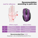 TECKNET Wireless Mouse, 2.4G Ergonomic Optical Mouse, Computer Mouse for Laptop, PC, Computer, Chromebook, Notebook, 6 Buttons, 24 Months Battery Life, 2600 DPI, 5 Adjustment Levels