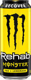 Monster Rehab Tea + Lemonade + Energy, Energy Drink 15.5 Ounce | Energy Iced Tea, Pack of 15