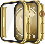 Misxi tempered glass case for Apple Watch Series 7 (2021) 46mm and Series 6 watch