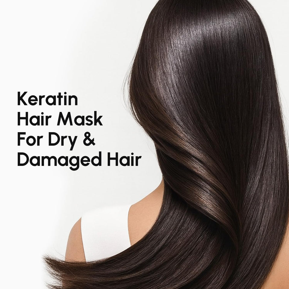 MAREE Deep Conditioning Hair Mask for Damaged Hair Treatment – Keratin Hair Care for Hydrating Growth Repair Moisturizing – Dry Curly Color Refreshing – Tratamiento Mascarilla Para el Cabello Seco