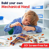 Smartivity DIY robotic mechanical hand STEM toy kit for kids aged 8-14 with clear manual and fun engagement