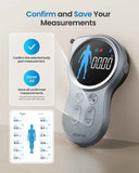 Renpho Smart Tape Measure with Bluetooth, Large Display, Weight Loss Fitness Tracker for Body Measuring Circumference Length