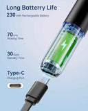Jegoat ear wax removal kit with 1296p hd camera, 6 led lights and 10 ear pick for ios and android black