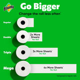 Bounty Select-A-Size Paper Towels, 8 Triple Rolls, White, Absorbent and Reliable