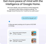 google nest cam indoor wired 3rd gen 2k video night vision 2 way audio works with google home device 2025 model hazel