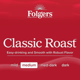 Folgers Classic Roast Instant Coffee, 8 Oz. Jar, Classic Taste in Convenient Instant Form, New Orleans Roasted