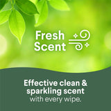 Clorox Disinfecting Cleaning Wipes for Spring Cleaning & Allergy Season, Bleach Free, Fresh Scent and Crisp Lemon, 75 Count Each, Pack of 3