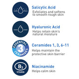 ceraVe Renewing Salicylic Acid Cleanser, 16 Ounce, Hyaluronic Acid, Niacinamide, Ceramides, Exfoliating Face Wash