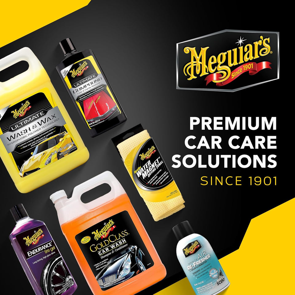 Meguiar's Ultimate Compound, 15.2 Oz, Pro-Grade Car Scratch Remover for Paint Correction and Polishing