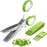 2025 Upgraded Herb Scissors with Sharp Stainless Steel Blades for Fresh Herbs and Cooking