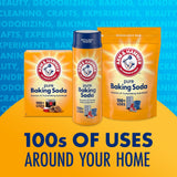 Arm & Hammer Pure Baking Soda Shaker, 12 Oz, Pack of 6, Free-Flowing Granules, Water-Resistant Container