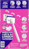 Mr. Clean Magic Eraser Shower & Tub Scrubber, Bathroom Cleaner, All in One Bathroom Cleaner, Lemon Starter Kit, 1 Scrubber & 2 Foaming Magic Erasers