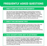 Air Fryer Cheat Sheet Magnets Cooking Guide Booklet - Air Fryer Cookbooks - Air Fryer Liners - Air Fryers Kitchen Gifts Gadgets 2025 and 2026 - Air Fryer Accessories - Air Fryer Cooking Guide