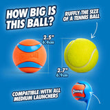 chuckit ultra ball dog toy - medium bouncy fetch balls for dogs 20-60 lbs - made from durable rubber