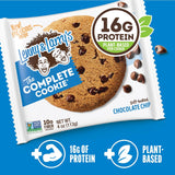 Lenny & Larry's Complete Chocolate Chip Protein Cookies, soft-baked, 16g plant protein, vegan, non-GMO, high fiber, 4 oz, 12-pack