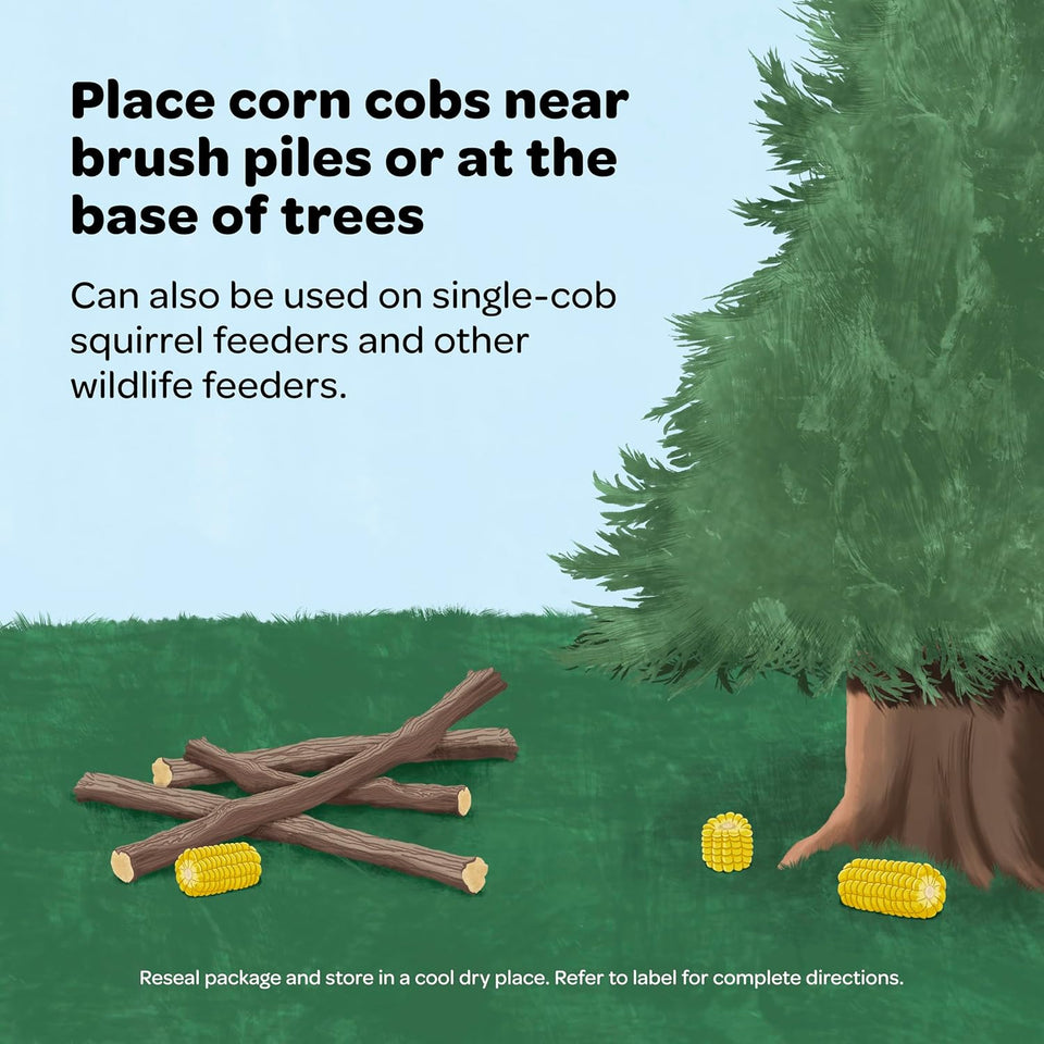 Kaytee Corn on the Cob for Squirrels & Wildlife – 6.5 lb Bag