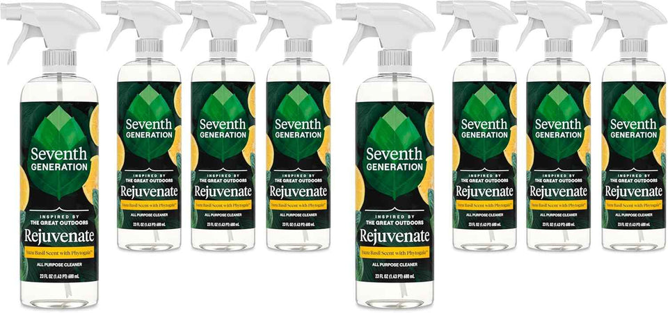 Seventh Generation All Purpose Cleaning Spray Surface Cleaner Lemon Chamomile scent Cuts Grease 23 oz, Pack of 4