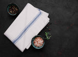 Utopia Towels 12 Pack Blue Dish Towels 100% Ring Spun Cotton Highly Absorbent Reusable Cleaning Bar