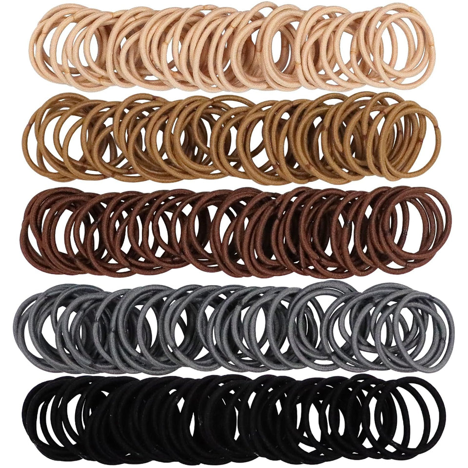 200pcs small hair ties for baby girls infants toddlers kids, elastic hair ponytail holder accessories