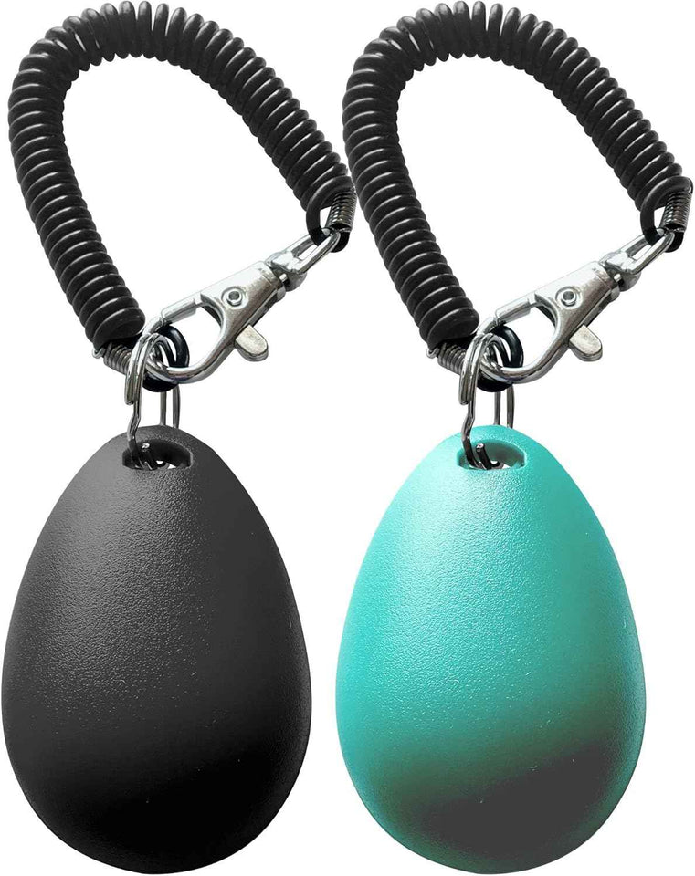 Pet Training Clicker with Wrist Strap, Dog Training Clicker, New Black and Blue, Sound-Sensitive Pets