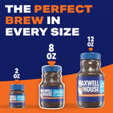 maxwell house original roast instant coffee, 8 oz, smooth, rich, full-bodied, no brewer required