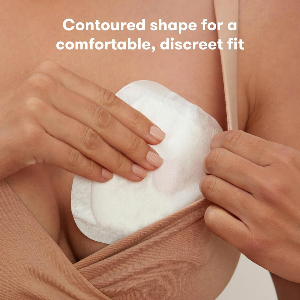 Frida Mom Nursing Pads, Disposable Nursing Pads with Ultra Absorbency, and Soft Texture, Breastfeeding Essentials, 60ct