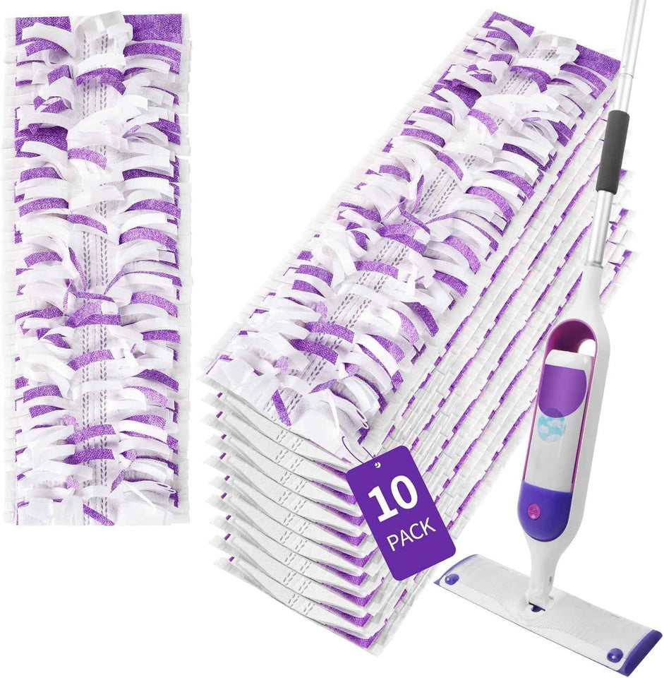 10-Pack Unscented Power Mop Pads for Swiffer Power Mop, Ideal for Hardwood Floors Cleaning