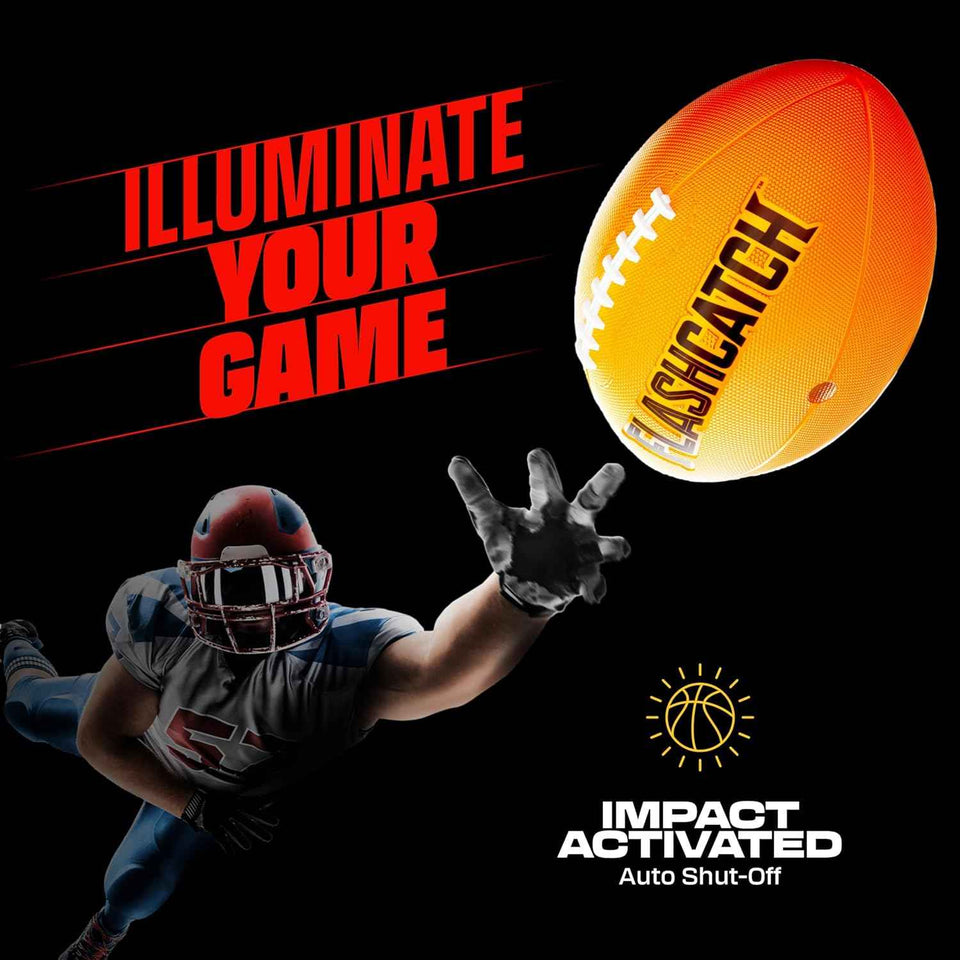 Glow-in-the-Dark Football, Size NO 6, Perfect Boys Gift for Outdoor Sports and Birthday Parties Ages 8-15