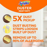 Swiffer Heavy Duty 3 ft Extendable Handle Duster Starter Kit with Lock Dust Refills Included