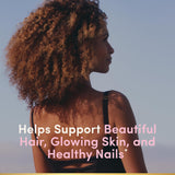 Nature’s Bounty Optimal Solutions Advanced Hair, Skin and Nails Pectin Gummies, 2x Biotin Per Serving, No Stick Gummy, Vegetarian Formula, Strawberry Flavor, 200 ct, 100 Total Servings