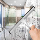 Docrok Stainless Steel Shower Squeegee: Streak-Free Cleaning for Bathroom, Car, and More