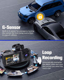 Dash Camera for Cars, 4K UHD Car Camera with 32GB Card, Super Night Vision, 170° Wide Angle and 24H Parking Mode