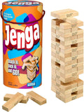 Hasbro Gaming Jenga Wooden Blocks Stacking Tumbling Tower Game | Party Games for Kids & Families | Stocking Stuffers | Ages 6+ (Amazon Exclusive)