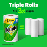 Bounty Select-A-Size Paper Towels, 8 Triple Rolls, White, Absorbent and Reliable, Fast Absorption, Reliable Strength