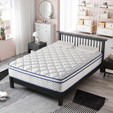 Full Size Mattress, 12 Inch Hybrid Mattress in a Box, Memory Foam Individually Wrapped Pocket Coils Innerspring Pressure Relief, Medium Firm - CertiPUR-US Certified, Fiberglass-Free, 54x75 Inches