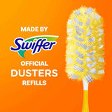swiffer heavy duty feather & microfiber duster refill, 11-count, unscented, heavy duty alternative for dusting furniture and blinds