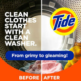 Tide Washing Machine Cleaner with Oxi for Front and Top Loader Washer Machines, 7 Month Supply