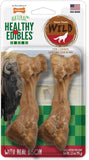 Nylabone Healthy Edibles WILD Bison Flavor Bone Chew Treats for Medium Dogs Up to 35 lbs