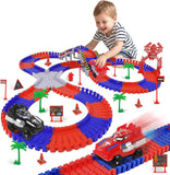 Car Toys for Kid 4-6, 194 PCS Race Car Track for Kids Ages 4-8, Monster Truck 2+ Year Old Birthday Gift Toddler Cars Toy for 3+ Year Old Girl Boy