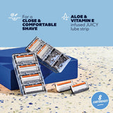 Dollar Shave Club | 6 Blade Razor Refills (8 Pack) | 6 Stainless Steel Blades for a Close & Comfortable Shave