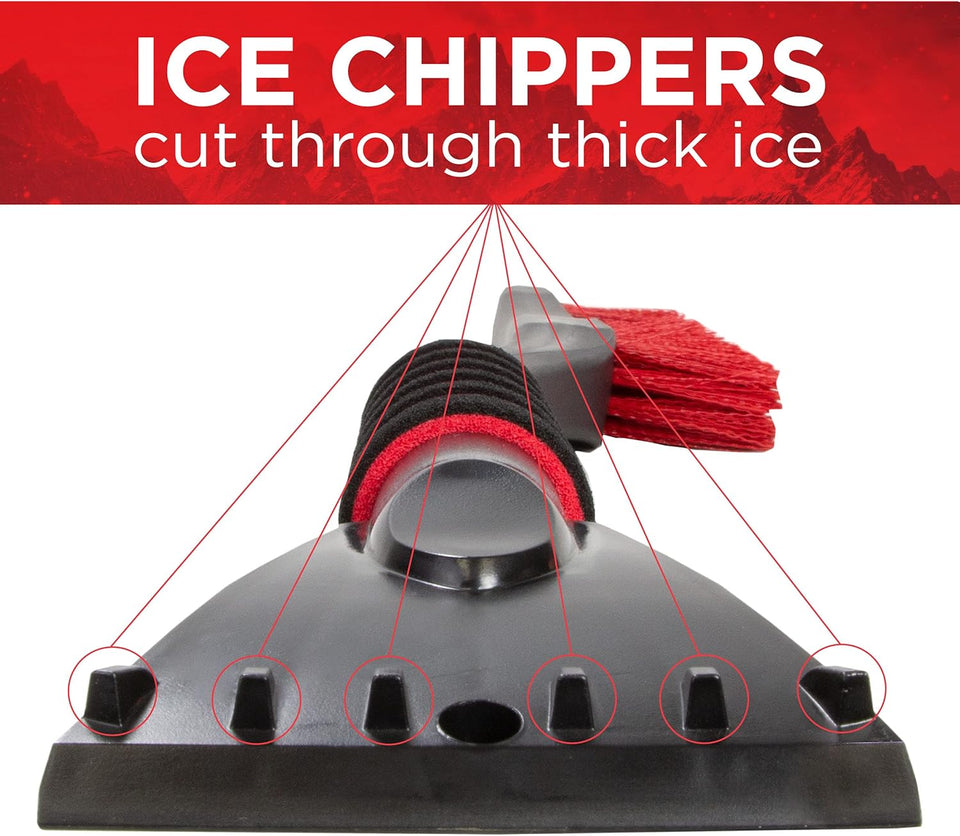 mallory 532 26 inch snow brush with ice scraper for cars trucks suvs and more