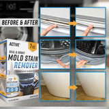 ACTIVE Mold Stain Remover Gel Cleaner - Heavy Duty Stain Removal for Front Loader Washing Machines, Bathrooms, and More