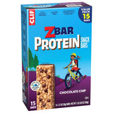 Zbar Protein Chocolate Chip Crispy Snack Bars 15 Pack Non-GMO Gluten Free 5g Protein
