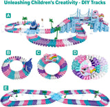 Car Toys for Kid 4-6, 194 PCS Race Car Track for Kids Ages 4-8, Monster Truck 2+ Year Old Birthday Gift Toddler Cars Toy for 3+ Year Old Girl Boy