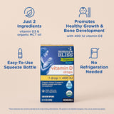 Mommy's Bliss Organic Drops No Artificial Color, Vitamin D, 0.11 Fl Oz