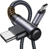 ainope 60w 2-pack 6.6ft usb c to usb c cable fast charging phone charger for iphone 17 pro max accessories