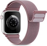 Nylon Loop Sport Band Compatible with Apple Watch Bands 44mm 45mm 46mm 49mm 42mm for Women Men, iWatch Wrist Straps for Ultra 3 2, Se, Series 11 10 9 8 7, Breathable, Soft Band Ideal for Outdoor