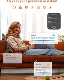 lodimeke 44mm smartwatch with alexa alexa built-in, heart rate, ip68 waterproof for women and men