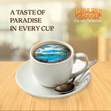 kauai coffee coconut caramel crunch 10% hawaiian arabica 10oz ground coffee, smooth and rich medium roast